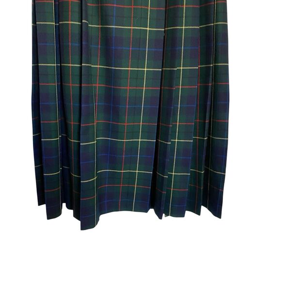 Vintage Pendleton Signature Tartan Skirt Sz 6 Midi Plaid Wool Preppy Academia - Picture 10 of 12